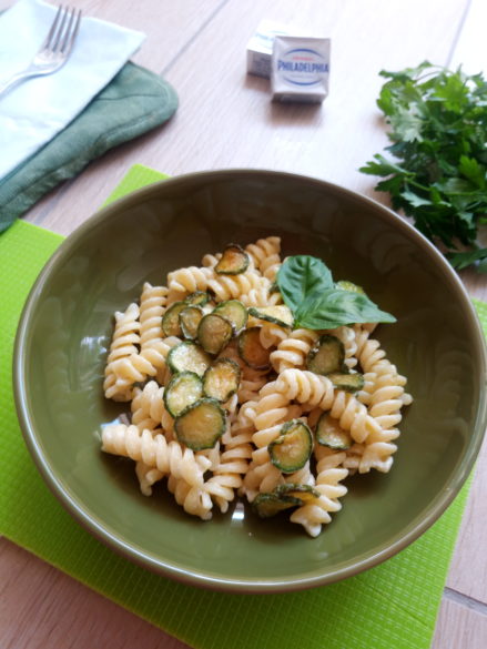 Pasta philadelphia e zucchine