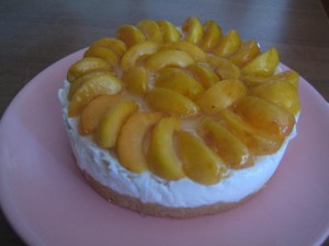 Torta allo yogurt di albicocche