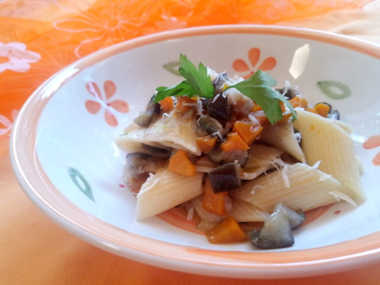 pasta melanzane e carote