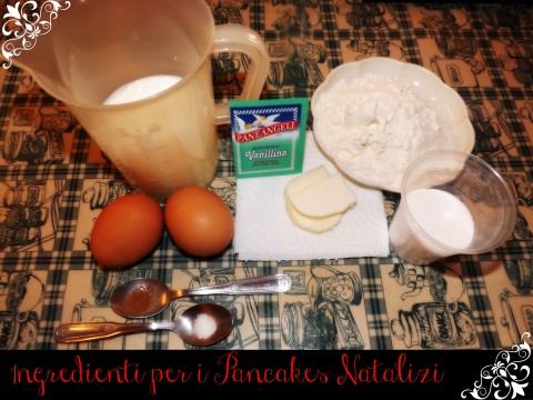 Ricetta pancakes Ingredienti