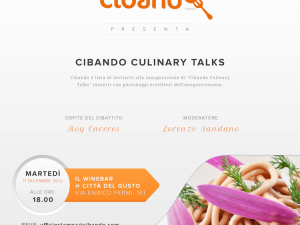 Cibando Culinary Talks con Roy Caceres