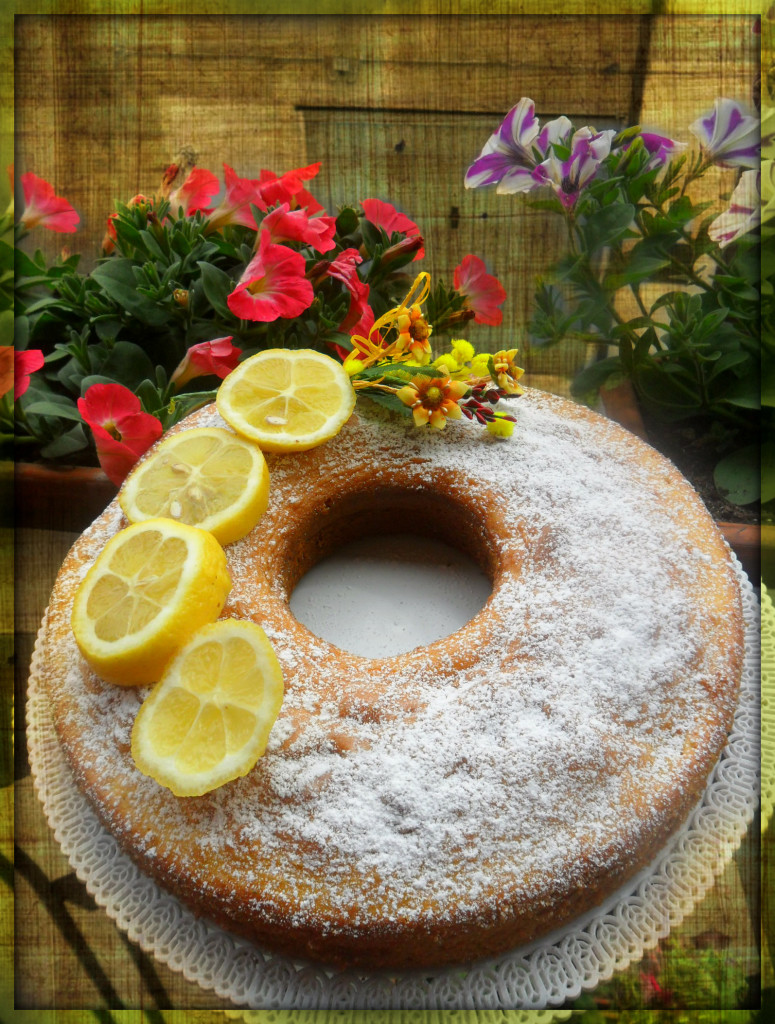 Ciambella al limone presentazione