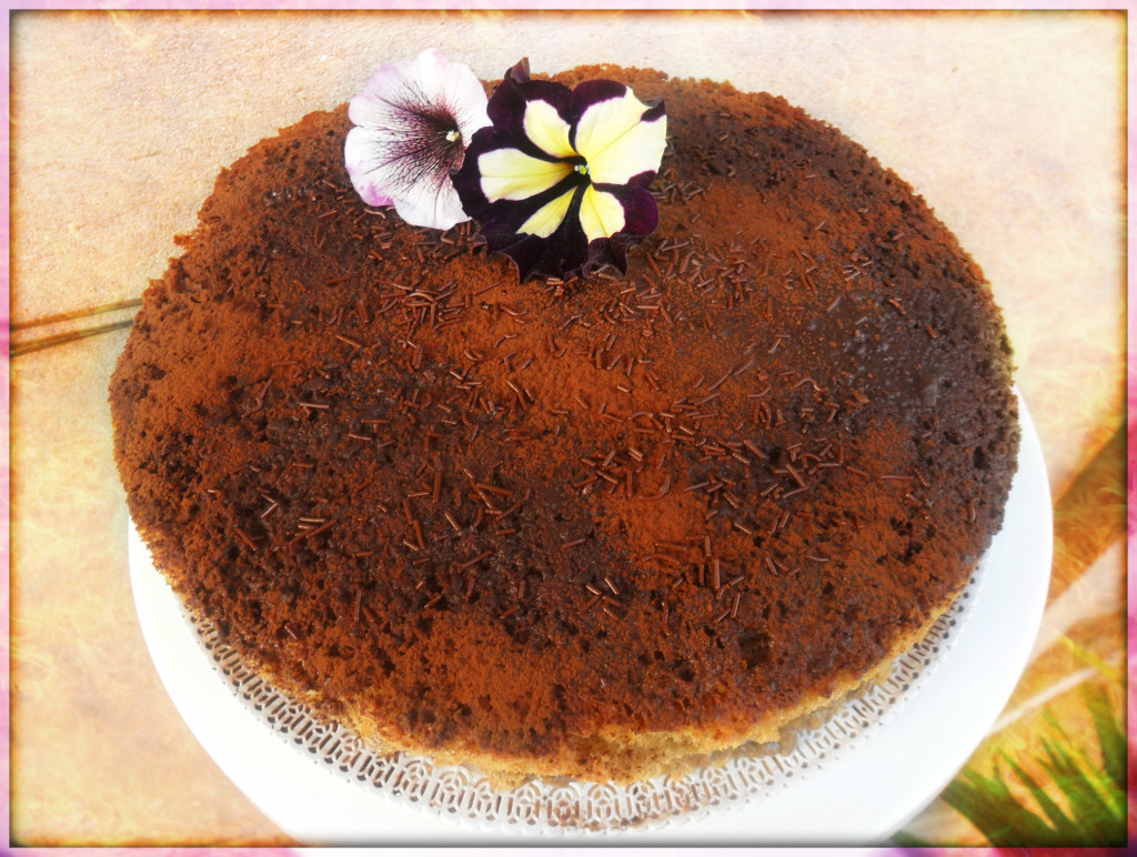 Torta al caffè presentazione