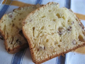 Plumcake yogurt e noci