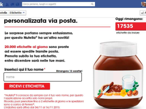 Etichetta nutella