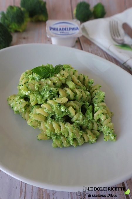 Pasta philadelphia e broccoli