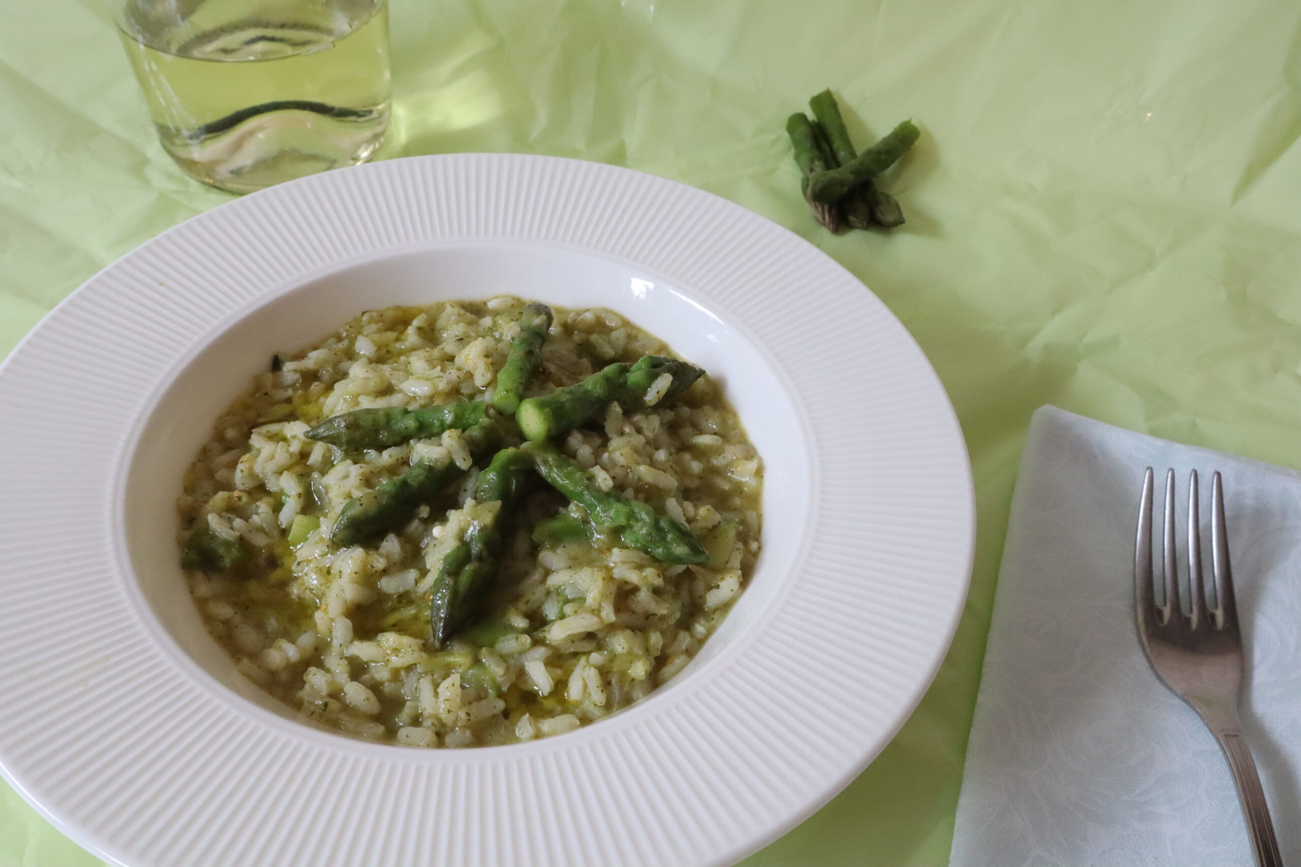 Risotto con asparagi