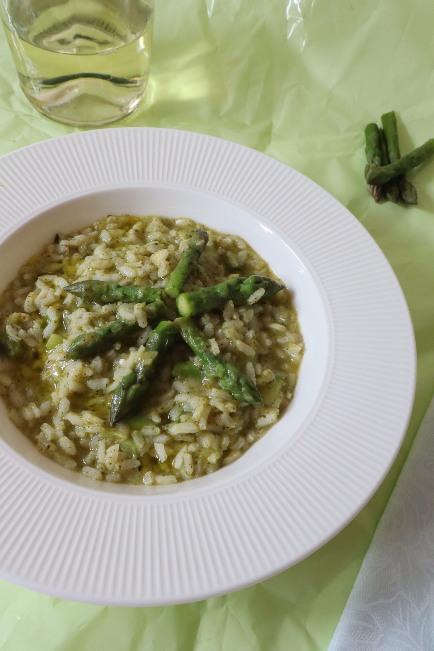Risotto con asparagi