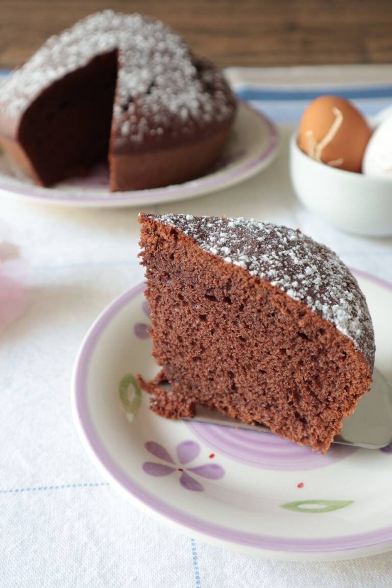 Torta yogurt e cacao