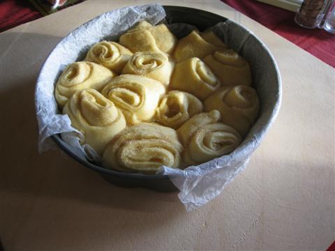 torta di rose preparata da Giovanna