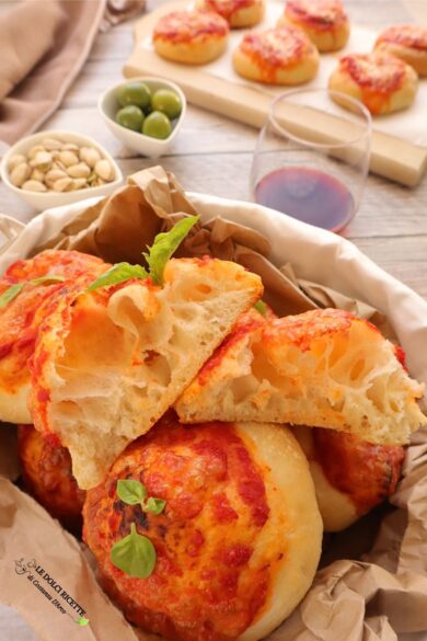Pizzette ad alta idratazione
