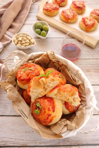 Pizzette ad alta idratazione