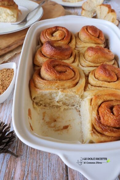 Cinnamon rolls: ricetta passo passo
