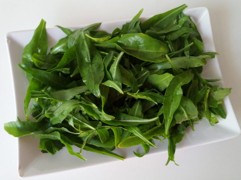 rucola pulita