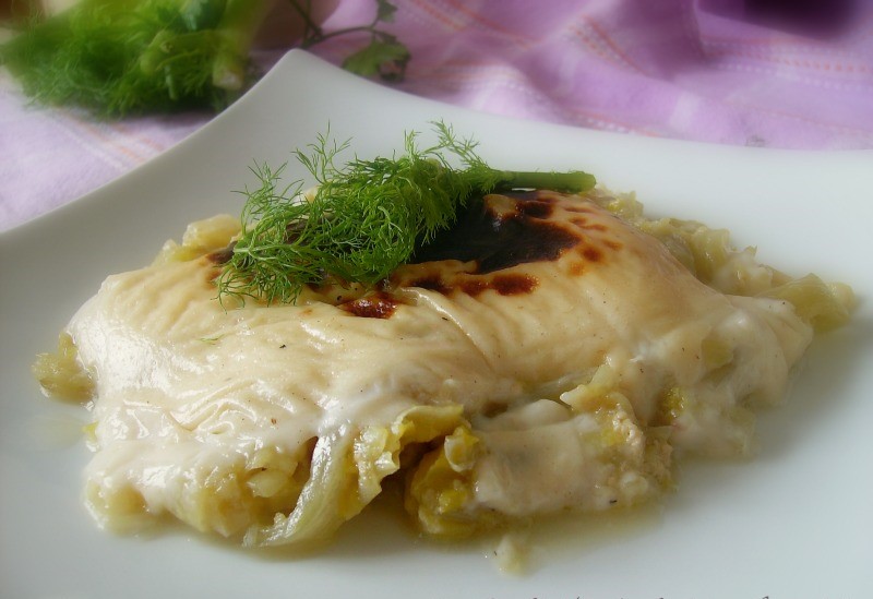 finocchi saporiti al gratin.
