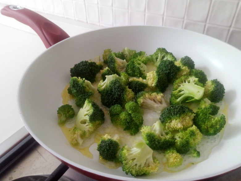 versare broccoli