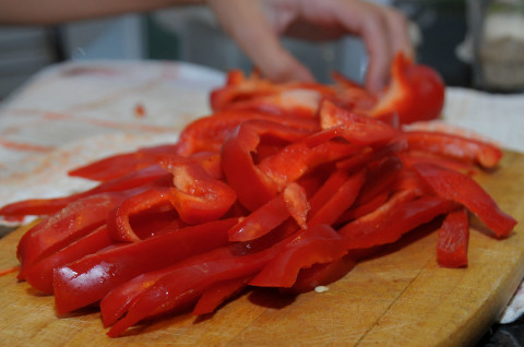 Tagliate i peperoni 