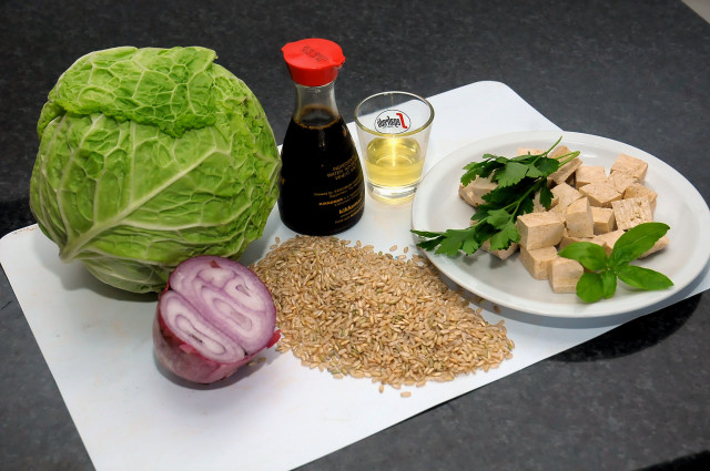 Involtini di verza,Tofu e riso integrale ingredienti