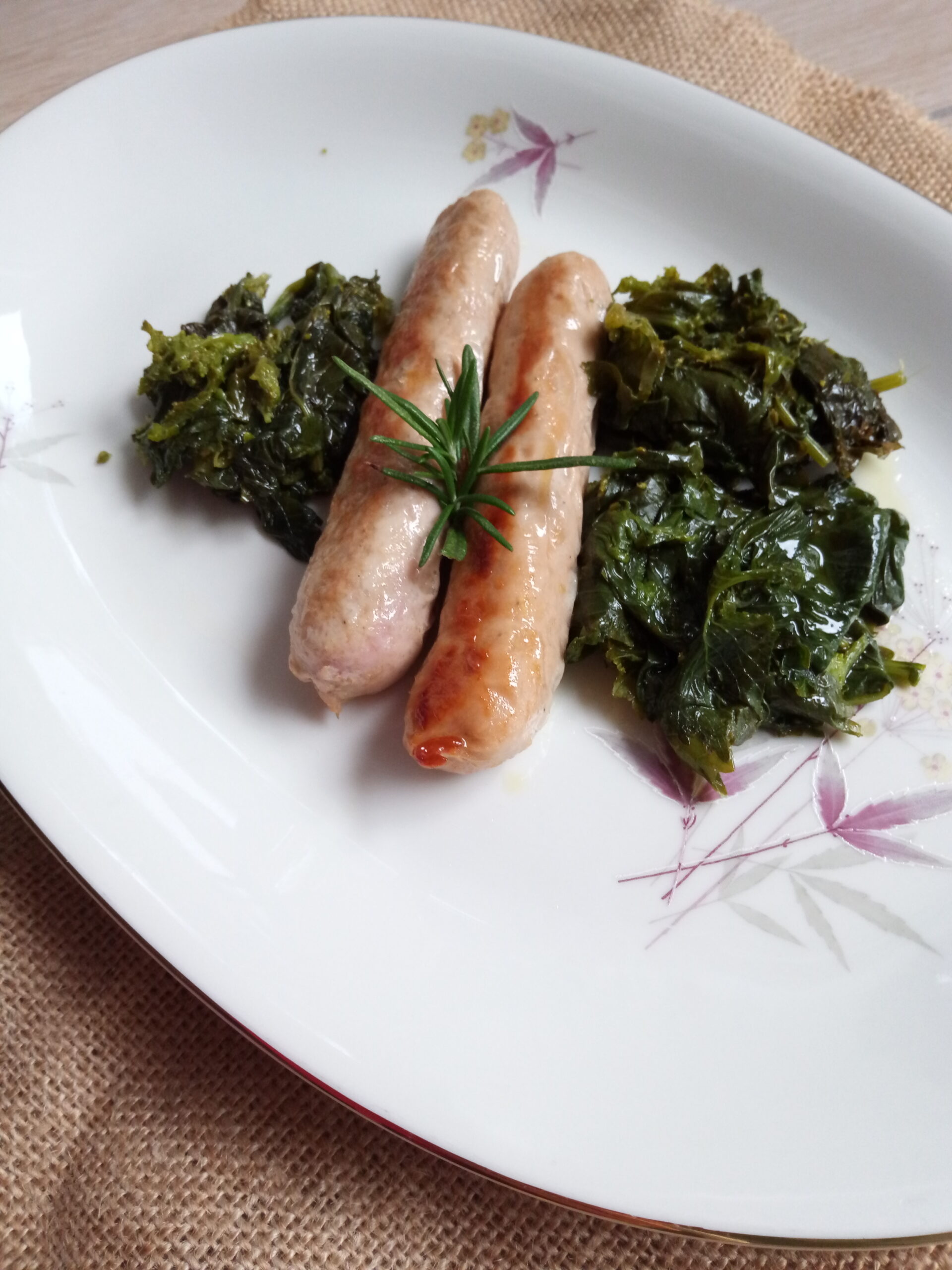 Salsicce di pollo e friarielli